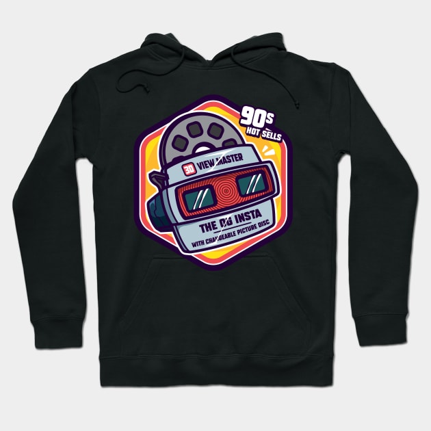 90s Instagram Hoodie by Rockartworks